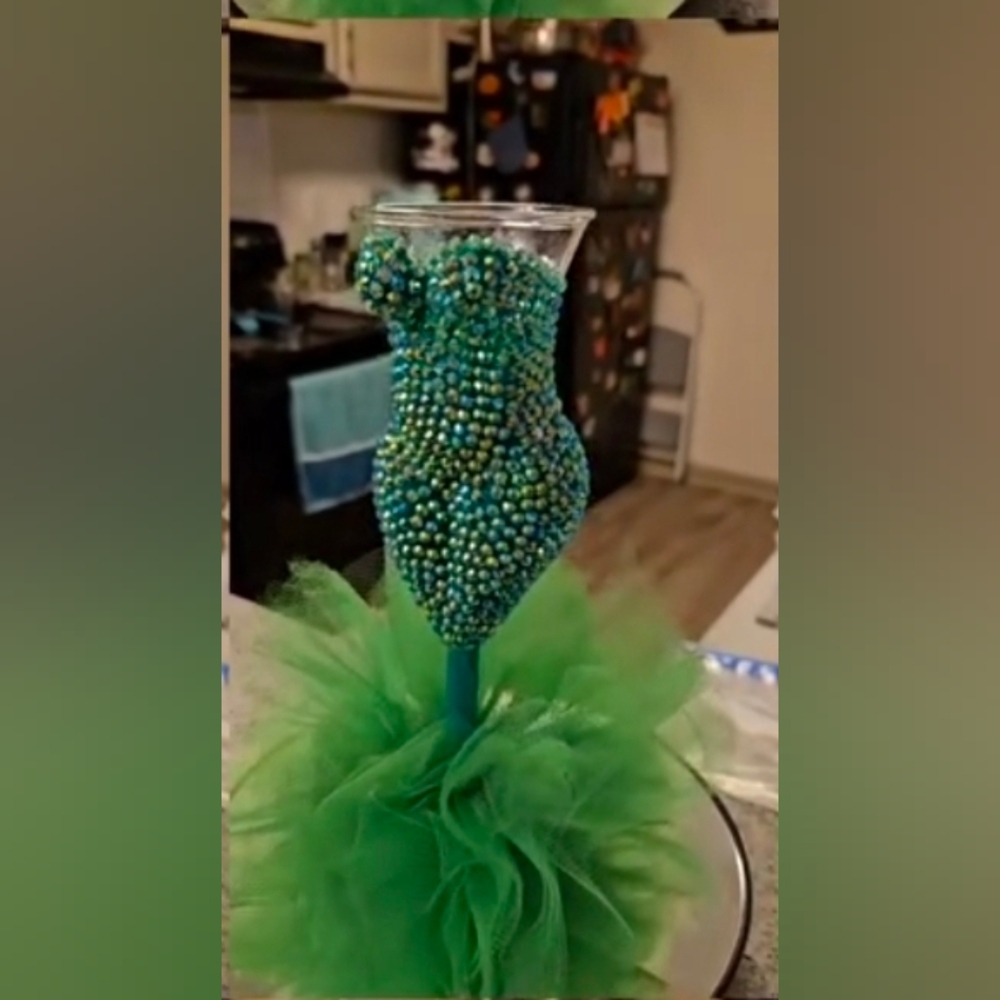 Key Lime Sassy Glass
